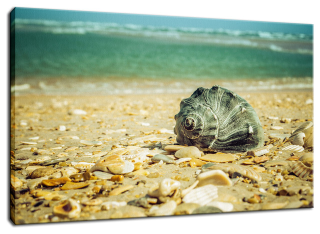"Daydreams on the Shore" Nautical Nature Photo Fine Art Canvas Wall Art Print, 2