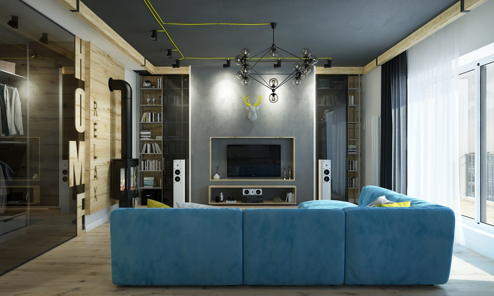 Лофт гостиной