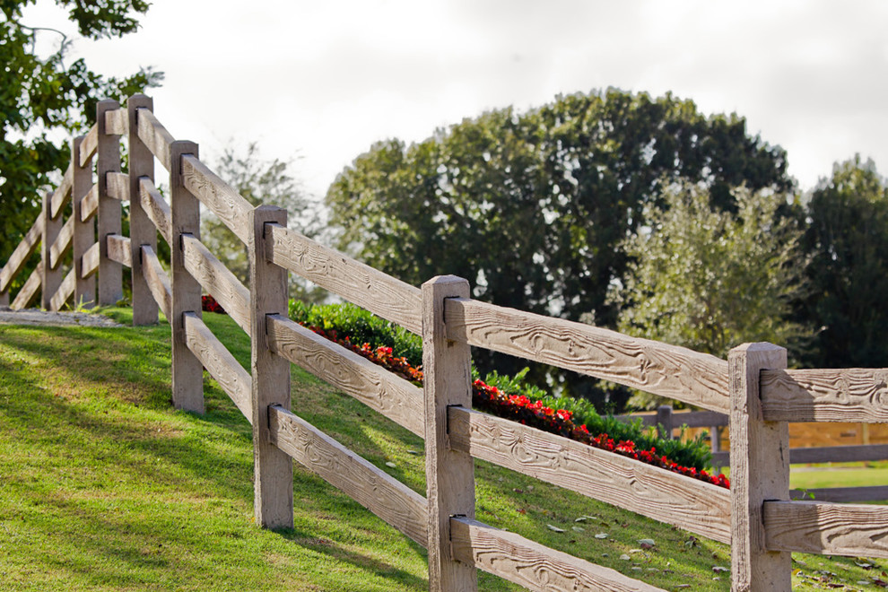 Outdoor Custom Fences Mediterranean Landscape Dallas by