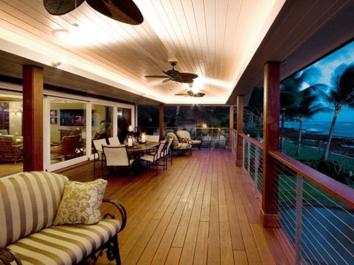 Kauai Residence Tropical Deck Hawaii by LCA Architects