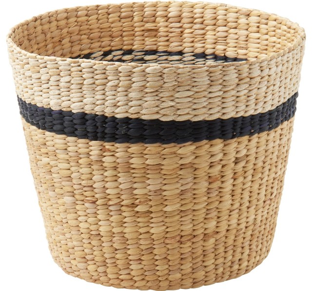 Round Water Hyacinth Baket Asian Laundry Baskets by TOAST