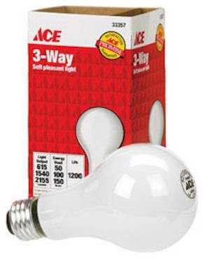 Ace Hardware 3-way soft white light - Light Bulbs - by