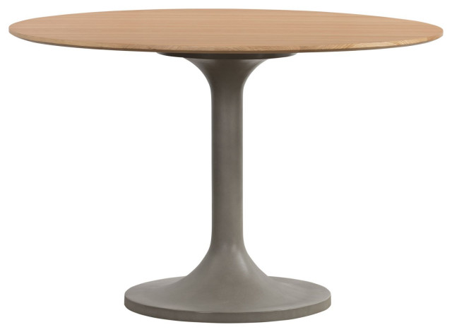 Daniel Dining Table - Wood/Concrete