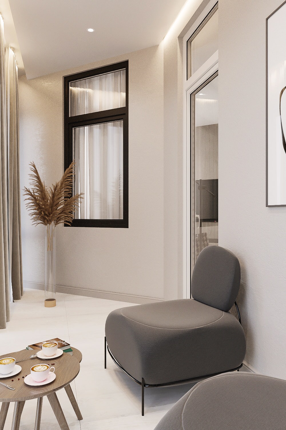 Minimalist apartment 120 m2