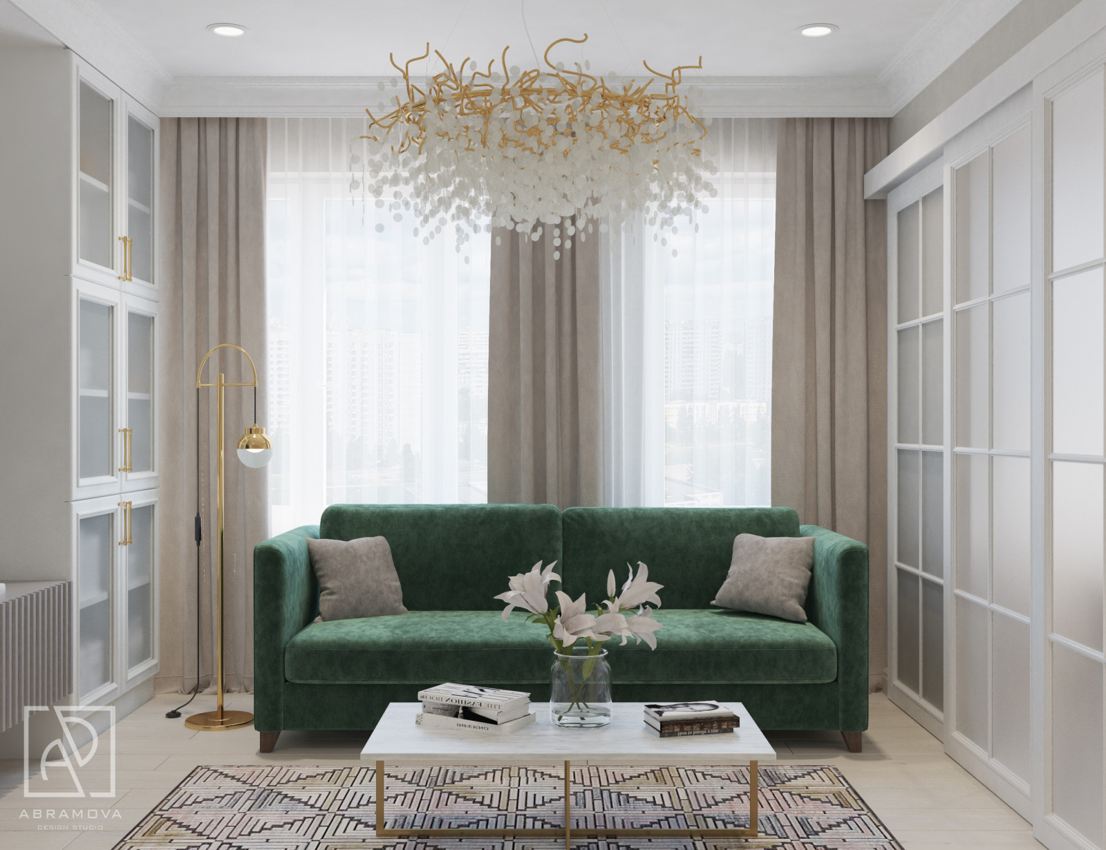 Дизайн-проект 3-х комнатной квартиры ЖК Новые Ватутинки