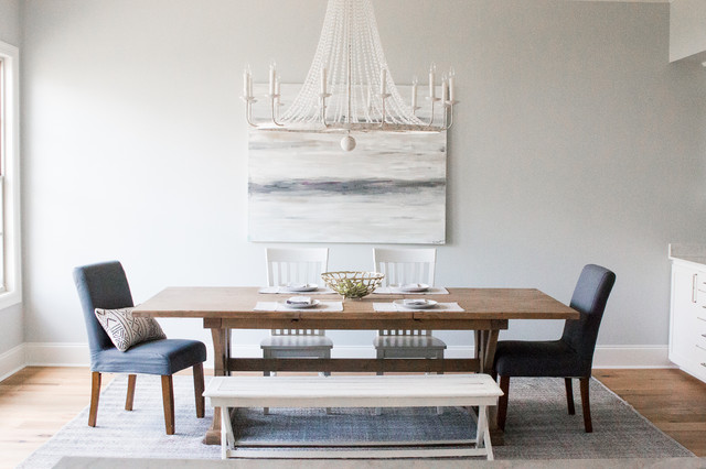 Catherine Claire // Willow Grove beach-style-dining-room
