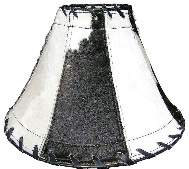 black leather lamp shades