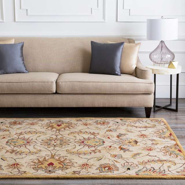 Caesar Area Rug, 4' x 6' Traditional Area Rugs by PlushRugs Houzz