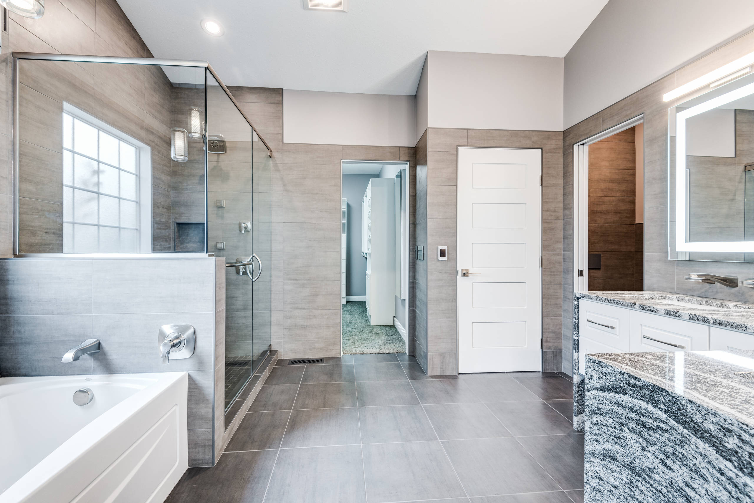 Modern European Bathroom- Champaign