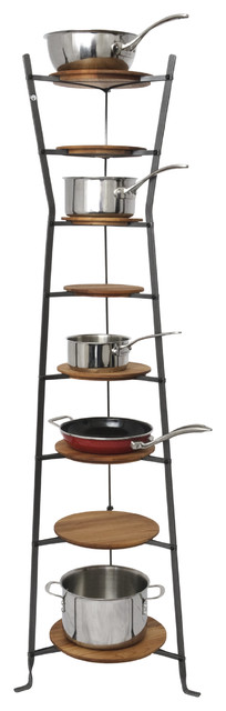 8 Tiered Hourglass Cookware Stand Knock Down