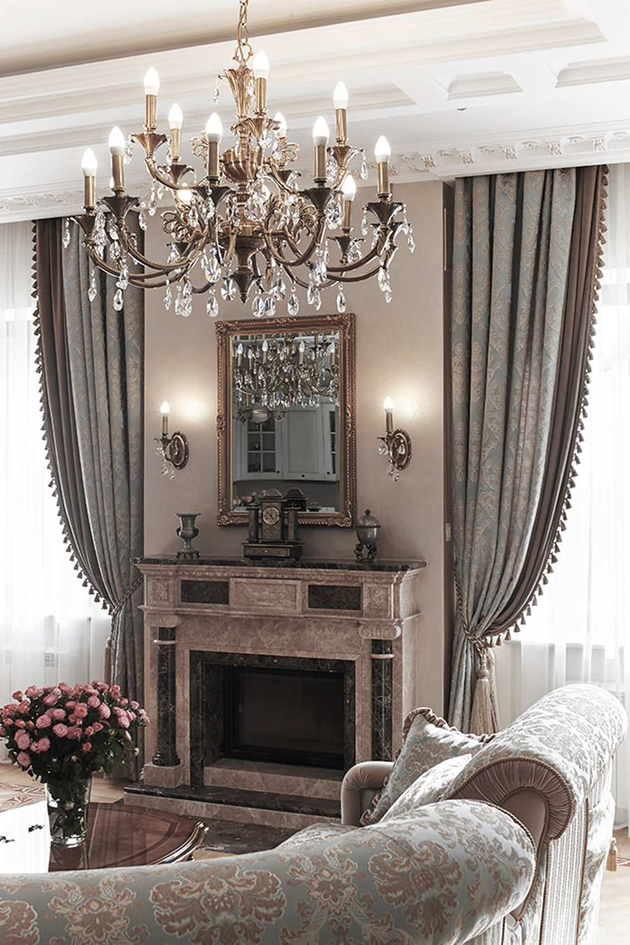 Дом в неоклассике в Новой Москве.