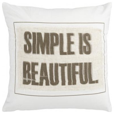 Simple is Beautiful Pillows