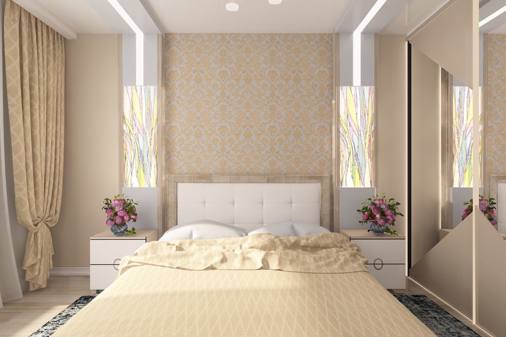 Уютная и теплая спальня для пожилой пары.