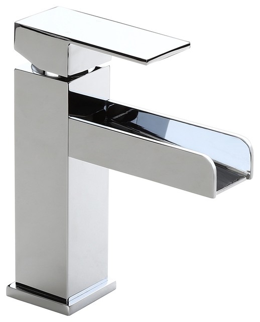 Modern Single Handle Bathroom Faucet Rispa   Home Design 