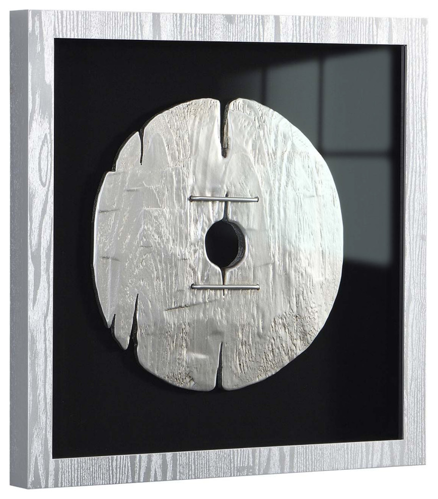 3D Wall Decor with Wood Carving，Shadow Box Wall Art Contemporary