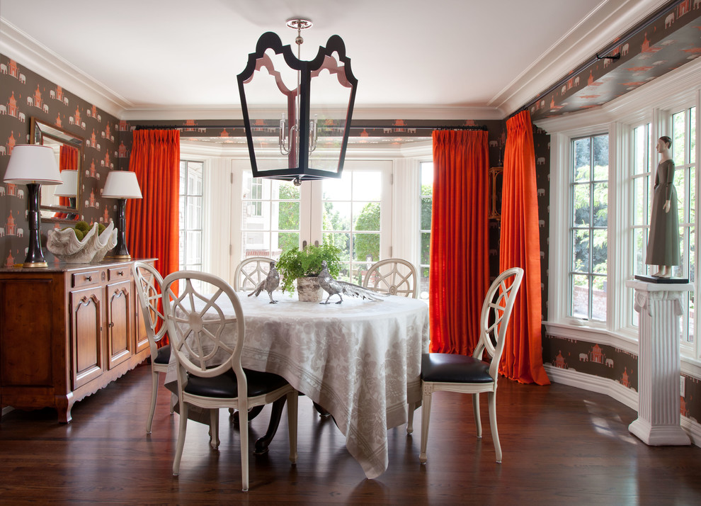 Dining room - transitional dining room idea in Denver
