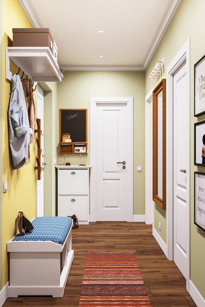 Прихожая в проекте Яркая Скандинавия