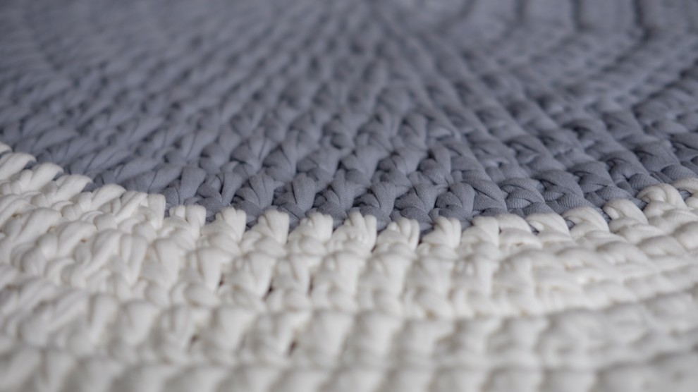 Вязаный ковер