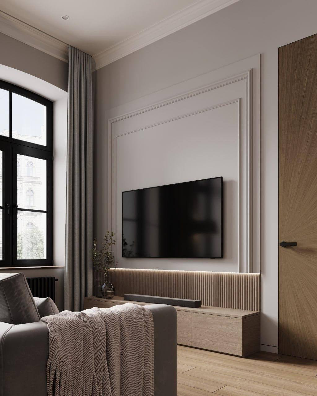 Дизайн-проект 3-х комнатной квартиры для семьи с 4-мя детьми.