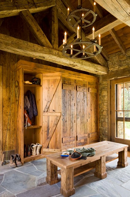 Great Point Lodge rustikal-eingang