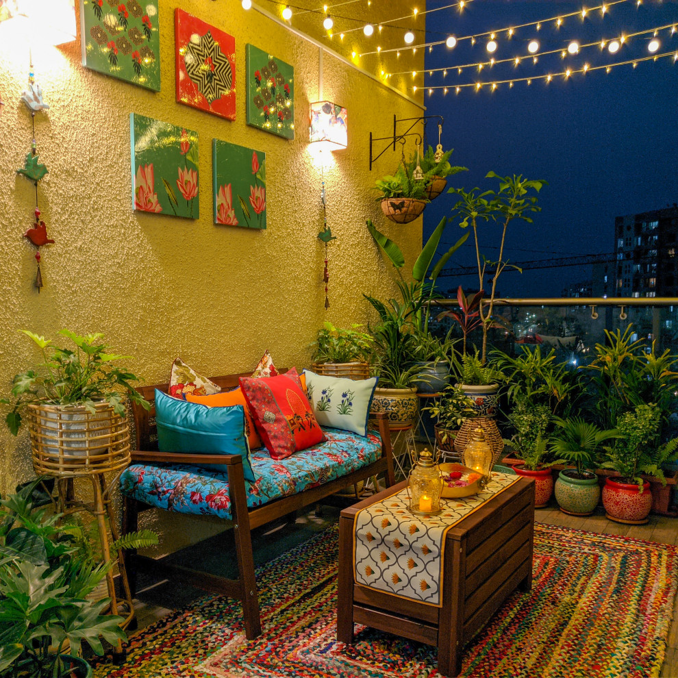 This is an example of a world-inspired terrace in Pune.
