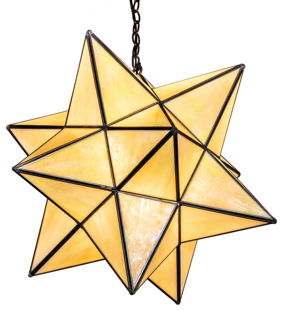 18 Wide Moravian Star Pendant - Mediterranean - Pendant Lighting - by ...