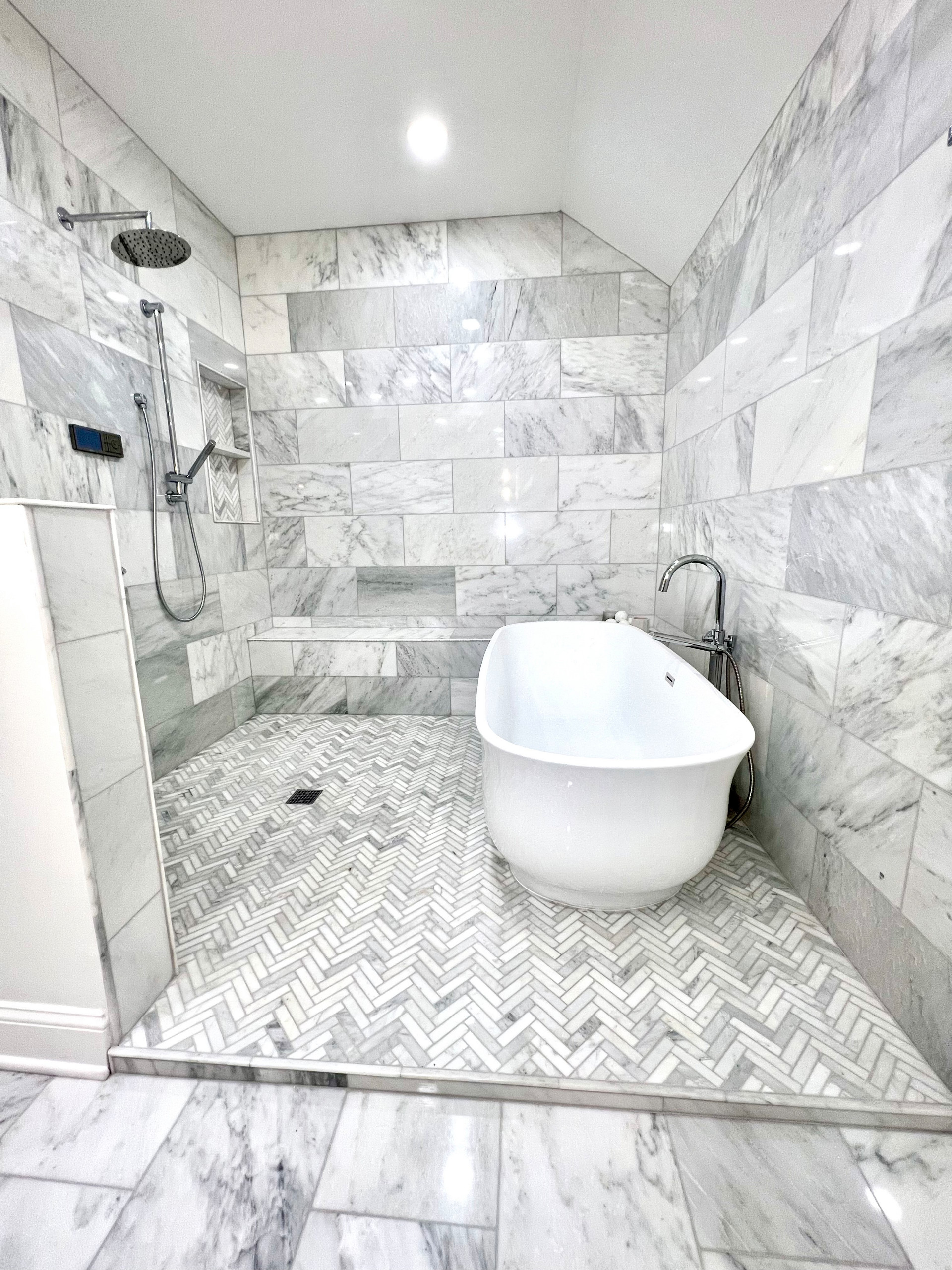 Two Traditionally Designed Bathrooms