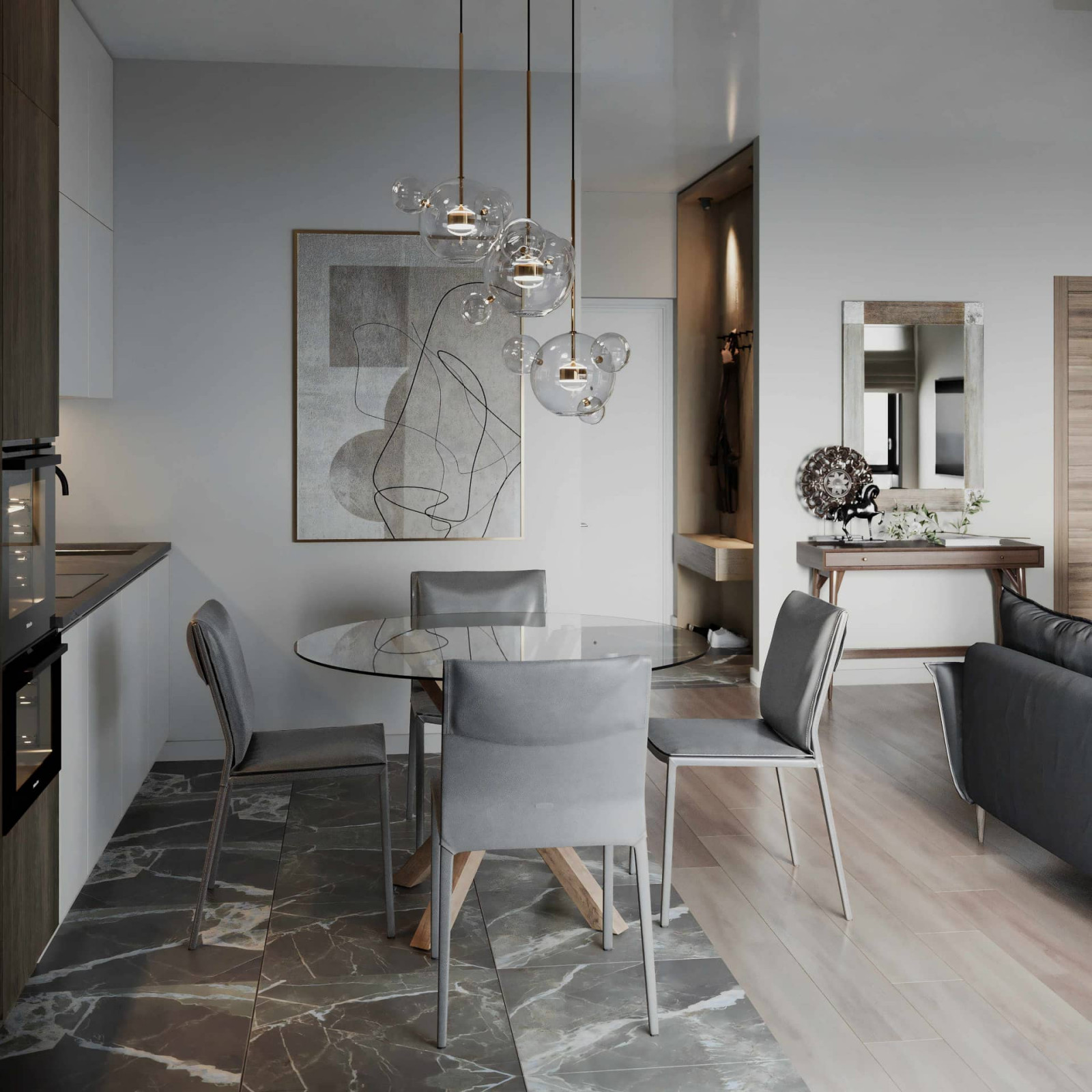 Дизайн и ремонт квартиры в ЖК «Фили Сити» — Кусочек Скандинавии