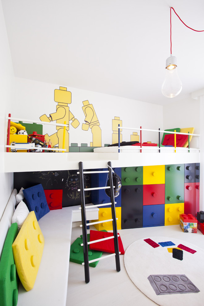 This is an example of a contemporary kids' playroom in Other.