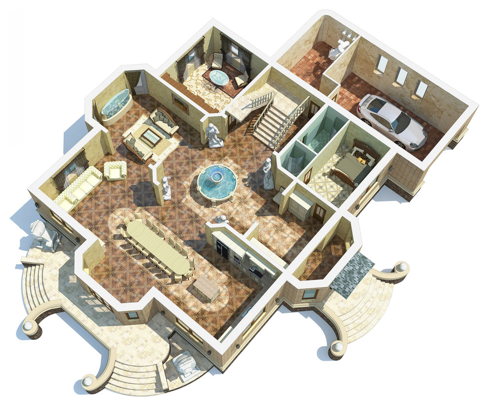 3d модели интерьеров \ 3D Plans