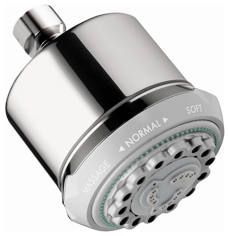 Hansgrohe 28496 Clubmaster 2.5 GPM Multi Function Shower Head - Chrome