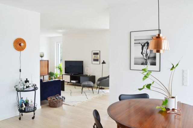 Neubauwohnung FR - Wohnraum retro-salon