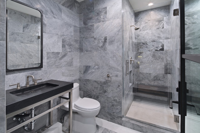 De Sola Terrace, Newport Beach modern-badezimmer