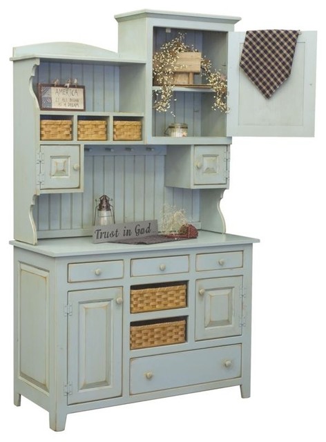 Annies Hutch Farmhouse China Cabinets And Hutches By Hedgeapple