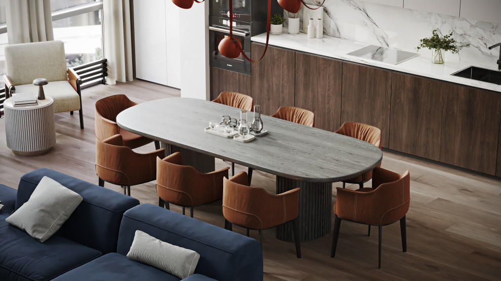 Просторная кухня-гостиная