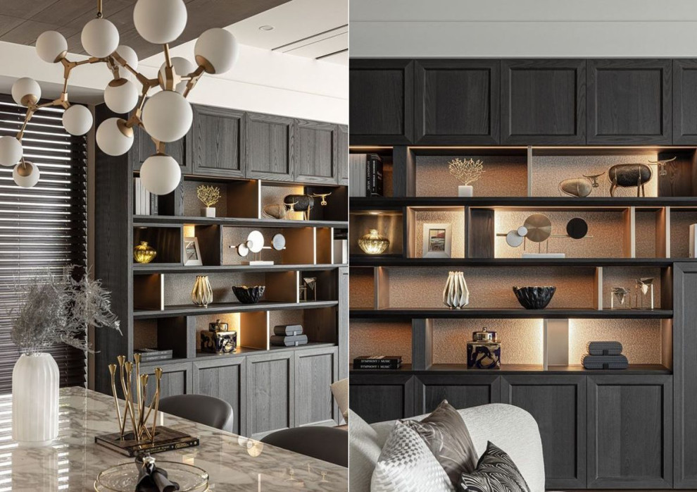 Выразительный интерьер в Премиальной башне ОКО от L DESIGN