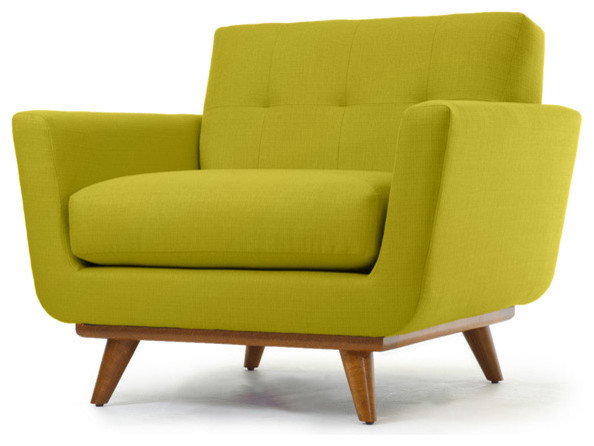 Nixon Mid Century Modern Chair - Klein Wheatgrass Green