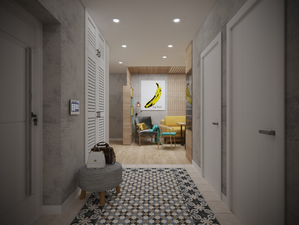 Современный проект квартиры для молодой семьи!