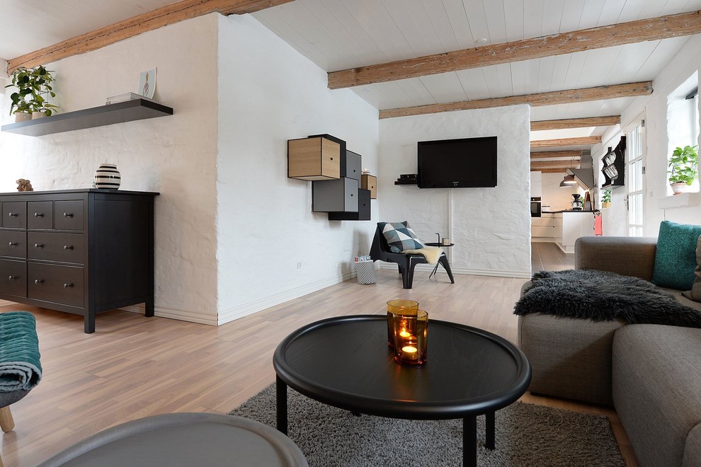 This is an example of a scandinavian living room in Odense.
