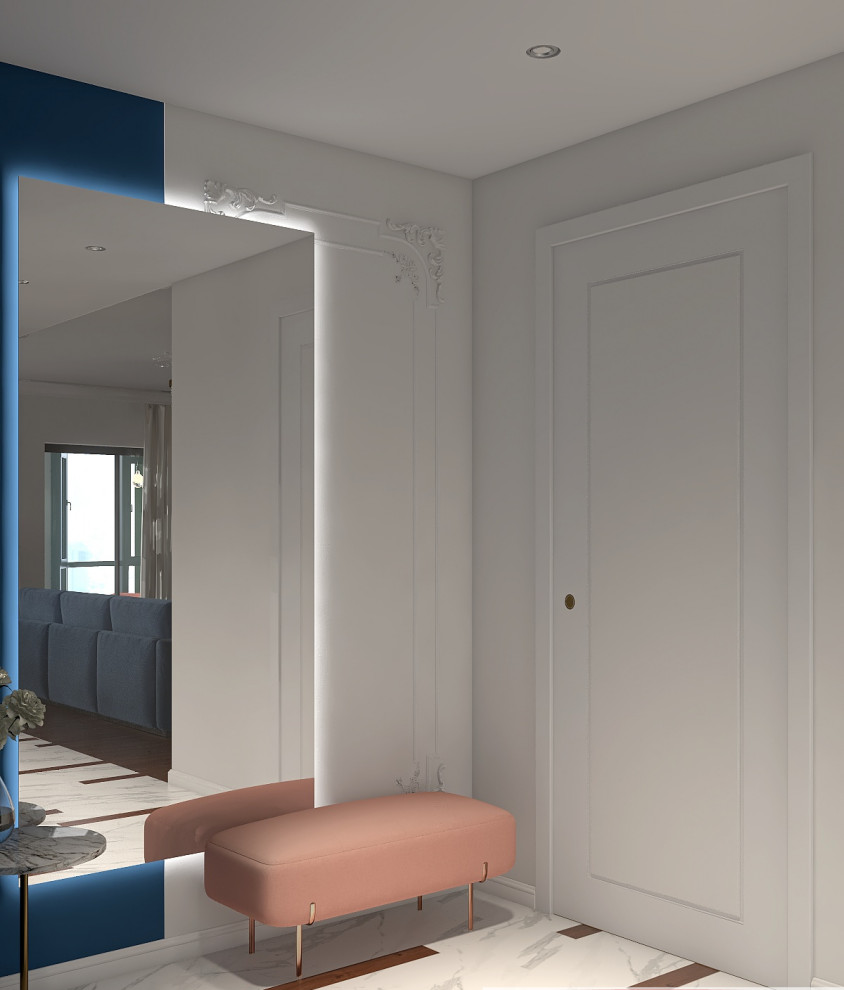 Дизайн интерьера в трехкомнатной квартире в Красногорске для семьи с двумя детьм