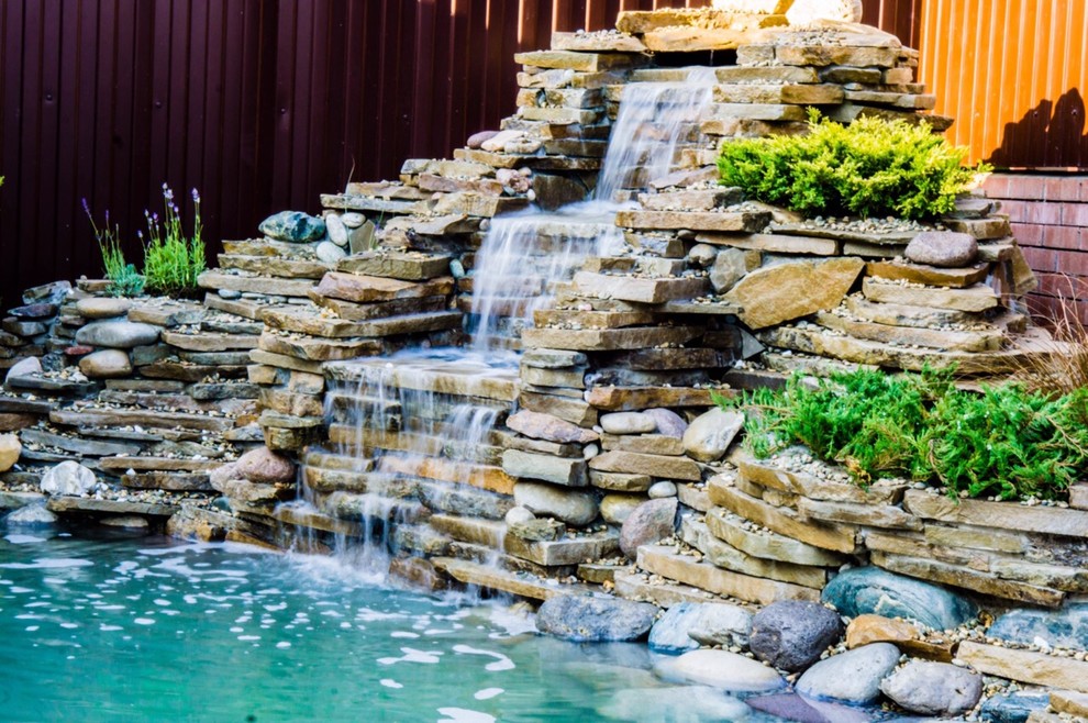 Строительство декоративного каскада, водопада в Ростове-на-Дону