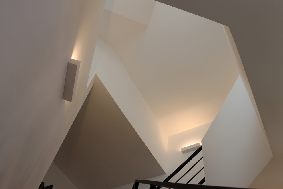 Construction d'une séparation avec spots encastrés