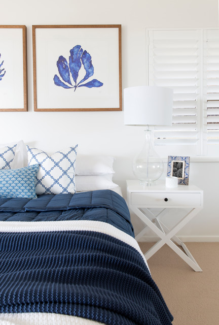 Palm Beach Residence coastal-bedroom