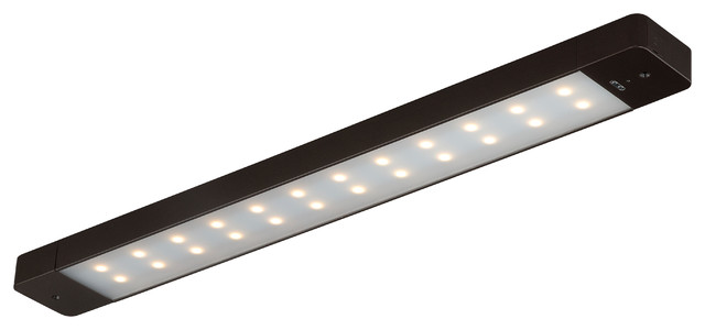 Smart Lighting 24 Led Motion Under Cabinet Light Contemporary Karmen Led Under Cabinet Light Bronze
