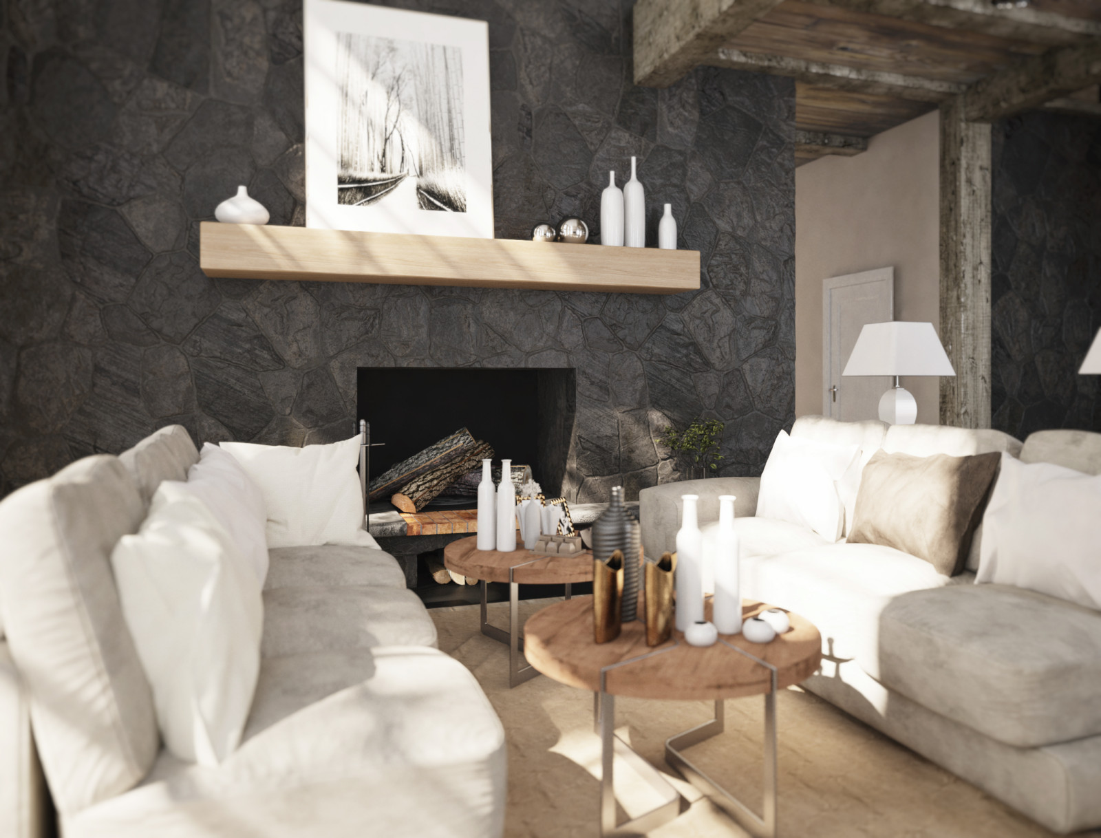 Дизайн интерьера загородного дома.