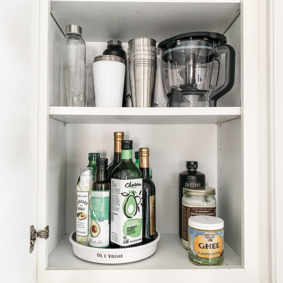 Organized Kitchen Cabinet