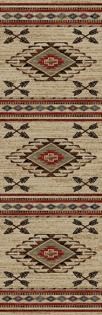 Arrowhead Antique-Style, Rug, 2'3x7'7