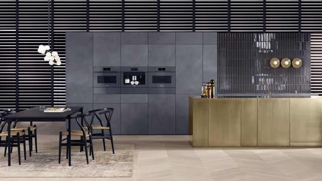 Grey Handleless Kitchen 2 modern-kitchen