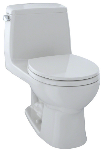 Toto UltraMax 1-Piece Round Bowl 1.28 GPF Toilet - Traditional ...