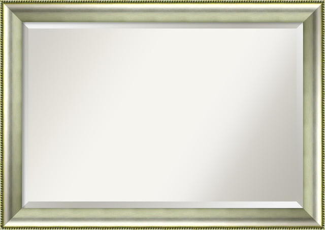 Bathroom Mirrors By Size bathroom mirror, vegas curved silver - modern - bathroom mirrors Bathroom Mirrors By Size bathroom mirror, vegas curved silver - modern - bathroom mirrors